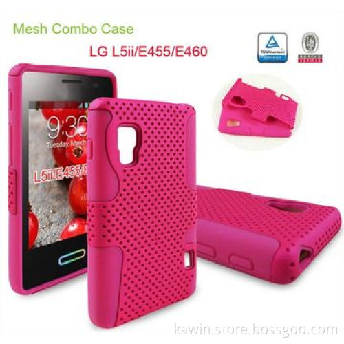 Mesh Combo 20-in-1 PC + Silicone Cover for LG L5ii
